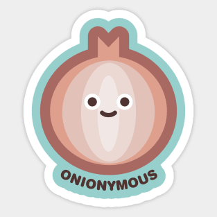 ONIONYMOUS Sticker